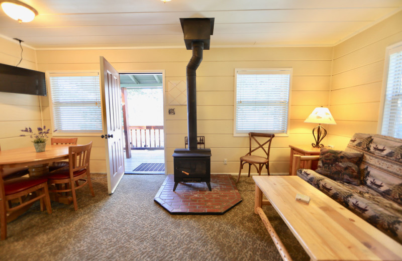 Cabin interior at Big Rock.