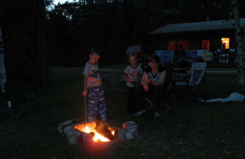 Bonfire at Kokomo Resort.