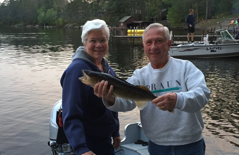 Fishing at White Eagle Resort.