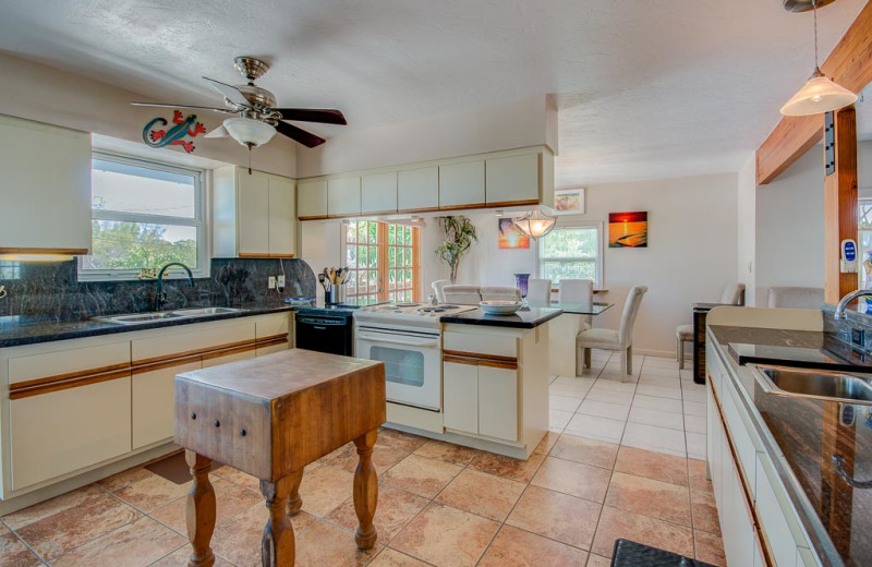 Rental kitchen at Florida Keys Vacation Rentals.