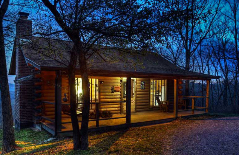 Cabin exterior at The Retreat at Sky Ridge.