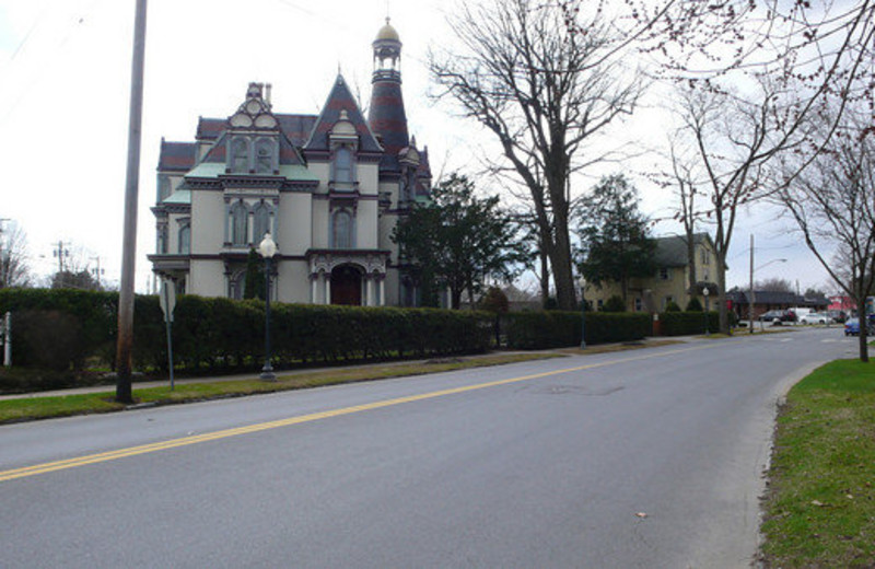 Exterior view of Batcheller Mansion Inn Bed and Breakfast.