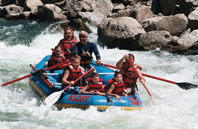 River rafting at Beaver Run Resort & Conference Center.