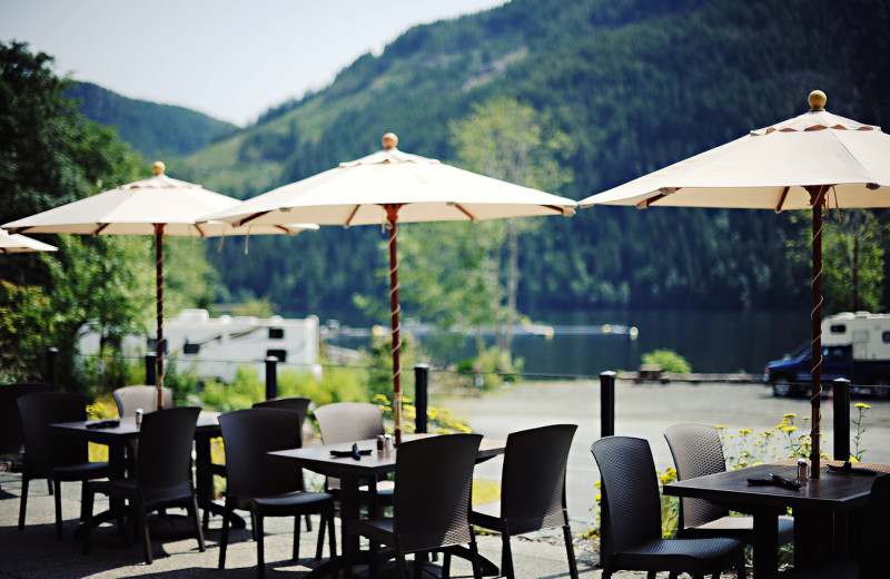 Patio at Nootka Marine Adventures.