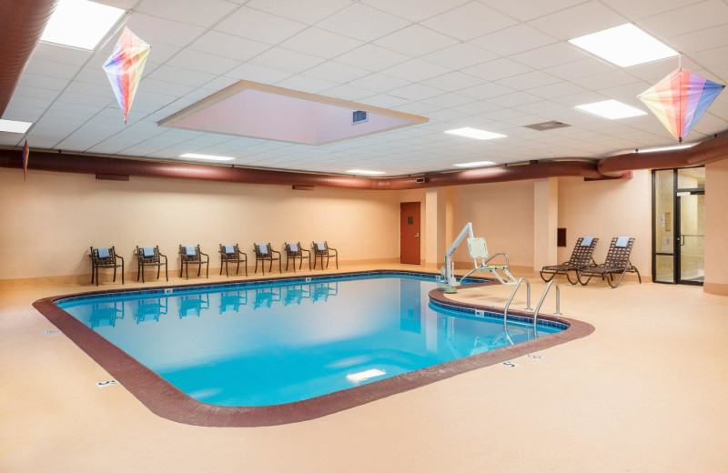 Indoor pool at Capitol Plaza Hotel and Convention Center.