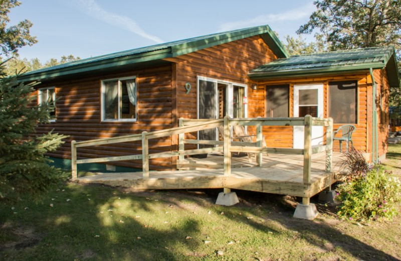 Cabin 9 and 10 are both handicap accessible with this ramp.