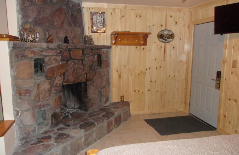 Guest room at Embers Lodge.