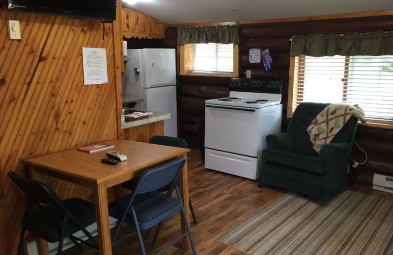 Cabin exterior view of Blackduck Lodge & Resort.