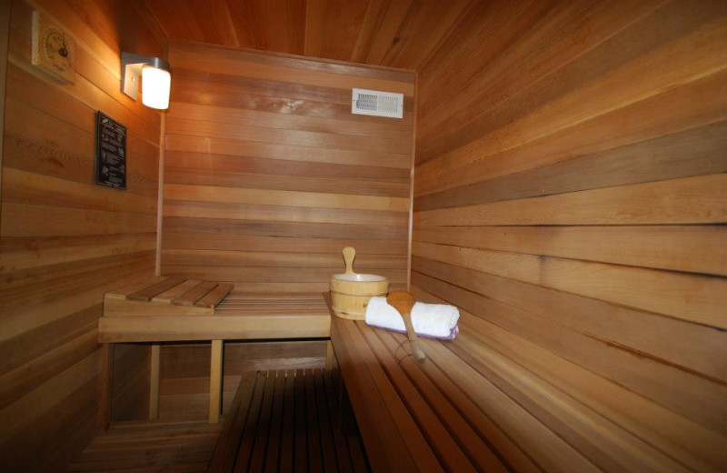Sauna at Admiral's Beach Retreat.