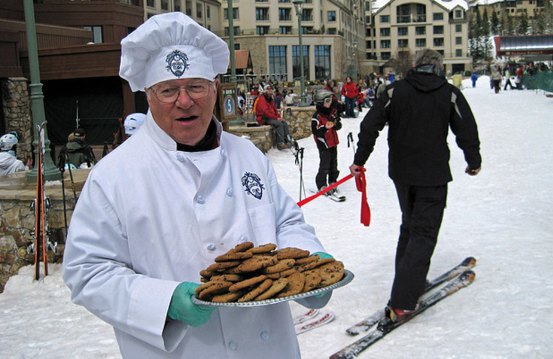 Fresh cookies at The Borders Lodge.