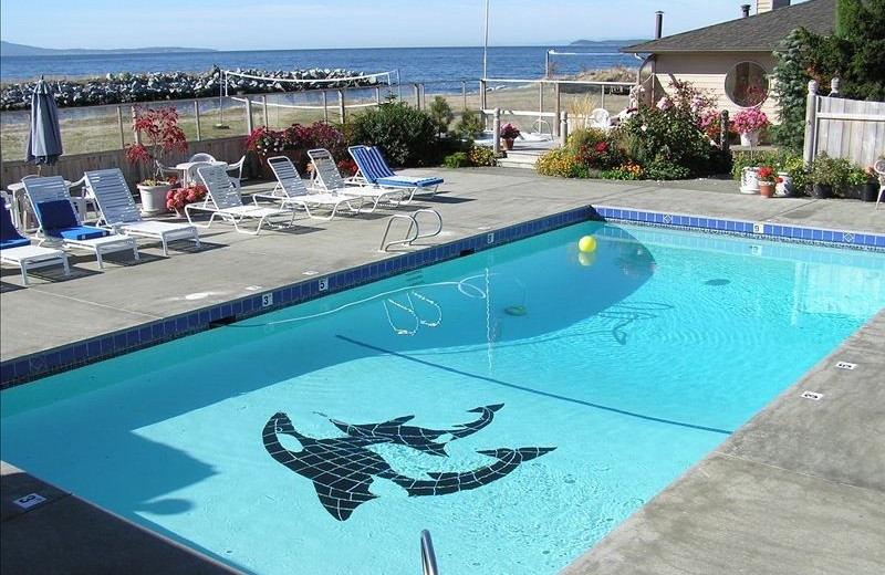 Outdoor pool at Smuggler's Villa Resort.