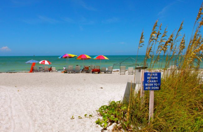 Beach at Sand Cay Beach Resort.