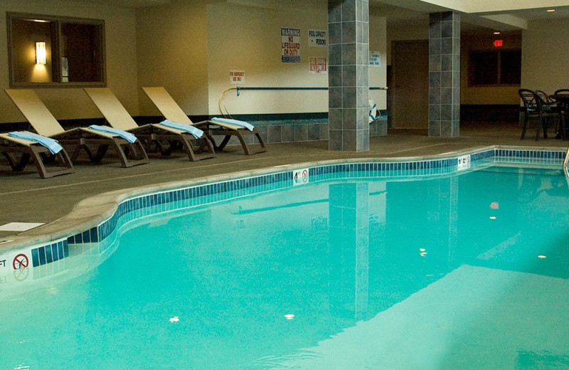 Indoor pool at Beacon Pointe Resort.