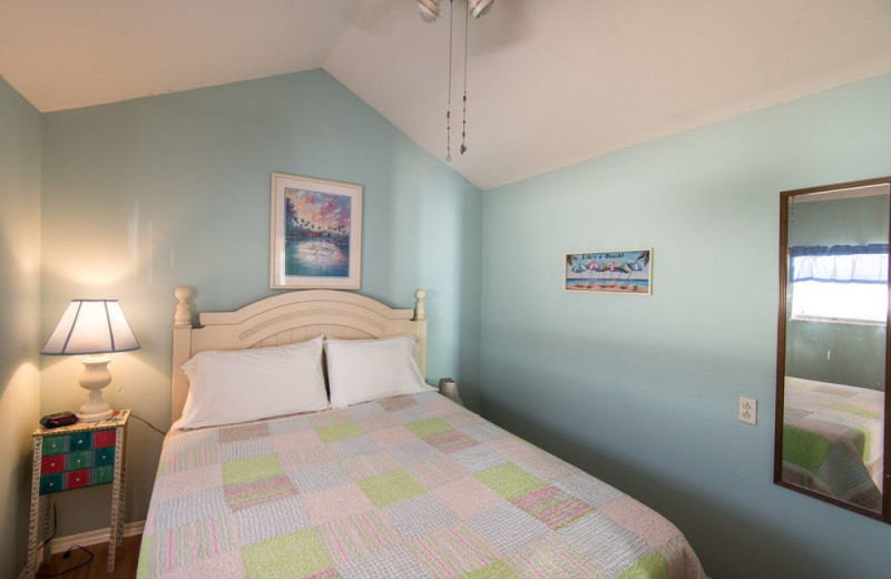 Guest room at Silver Sands Villas.