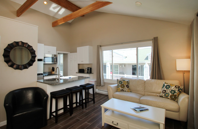 Guest living room at Ocean Walk Hotel.