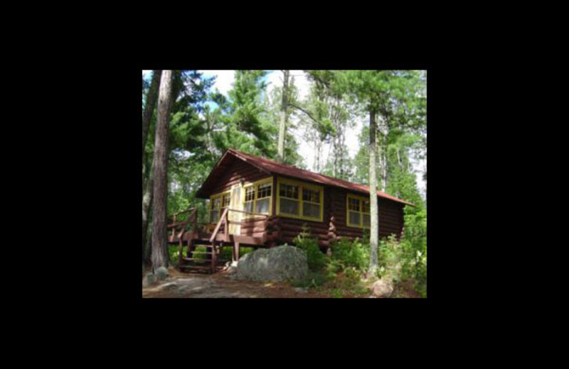 Cabin exterior at Nelson's Resort.