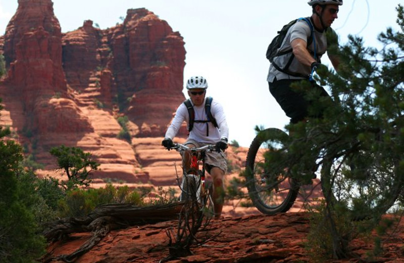 Biking at Red Agave Resort.