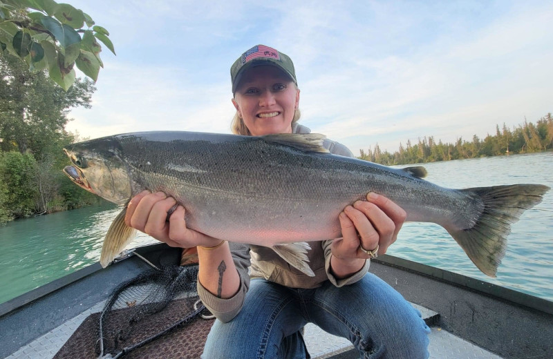 Fishing at Jimmie Jack's Alaska Fishing Lodges.