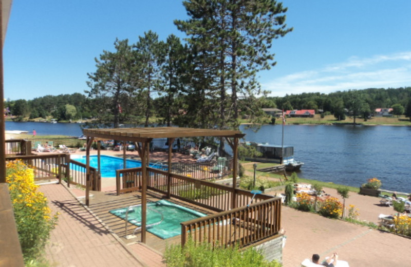 Outdoor pool at The Couples Resort.