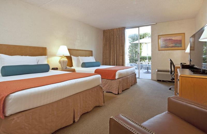 Guest room at Riverpark Inn.
