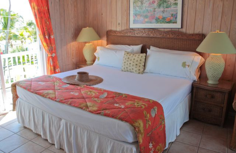 Guest room at Hope Town Harbour Lodge.