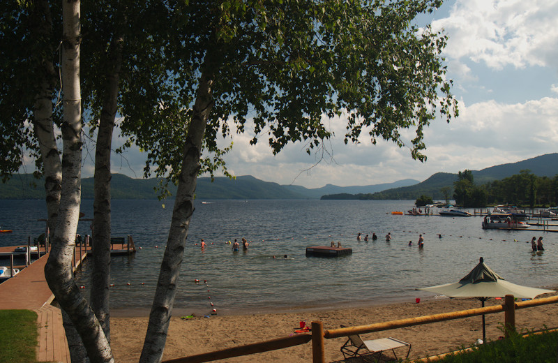 Beach at Trout House Village Resort.