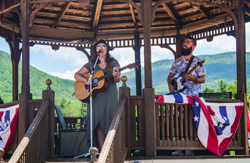 Live music at Waterville Valley.