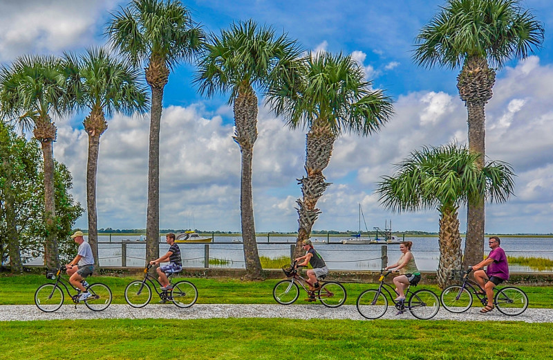 Biking at Westin Jekyll Island.