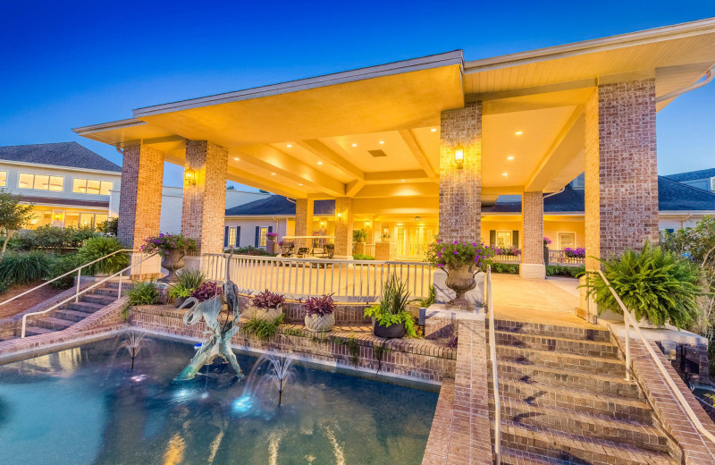 Exterior view of Cypress Bend Resort.