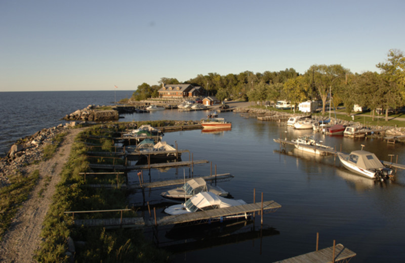 Marina at Arnesen's Rocky Point Resort.