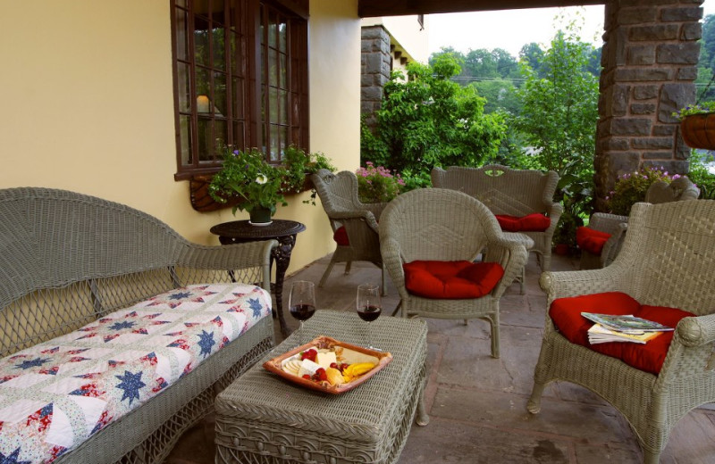 Patio Area at The Settlers Inn