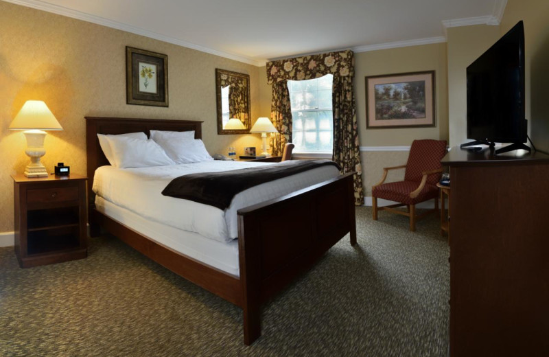 Guest room at The Spa at Norwich Inn.