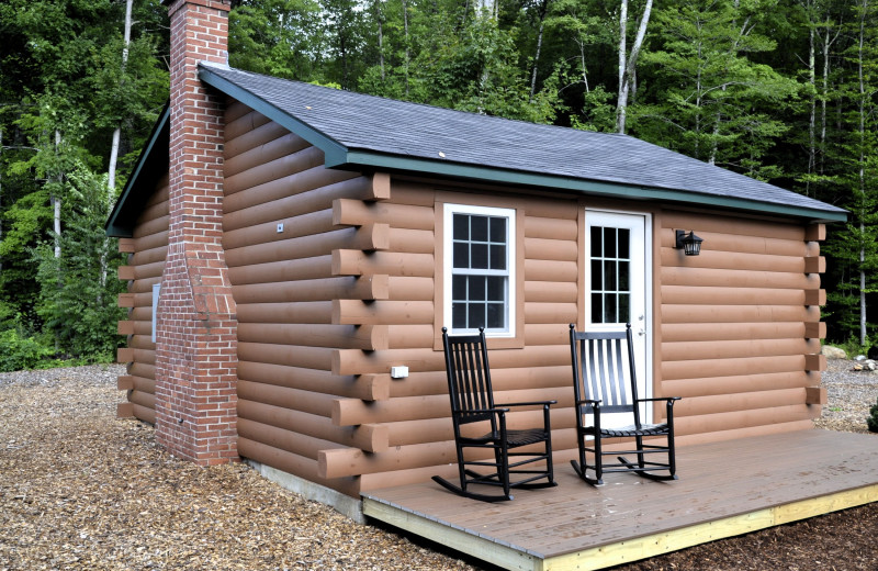 Cabin exterior at The New England Inn & Lodge.