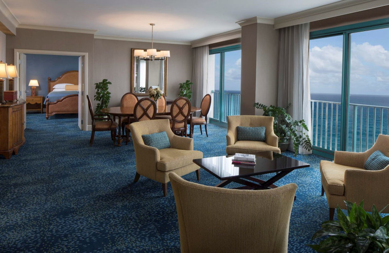 Guest suite at Hilton Daytona Beach Resort/Ocean Walk Village.