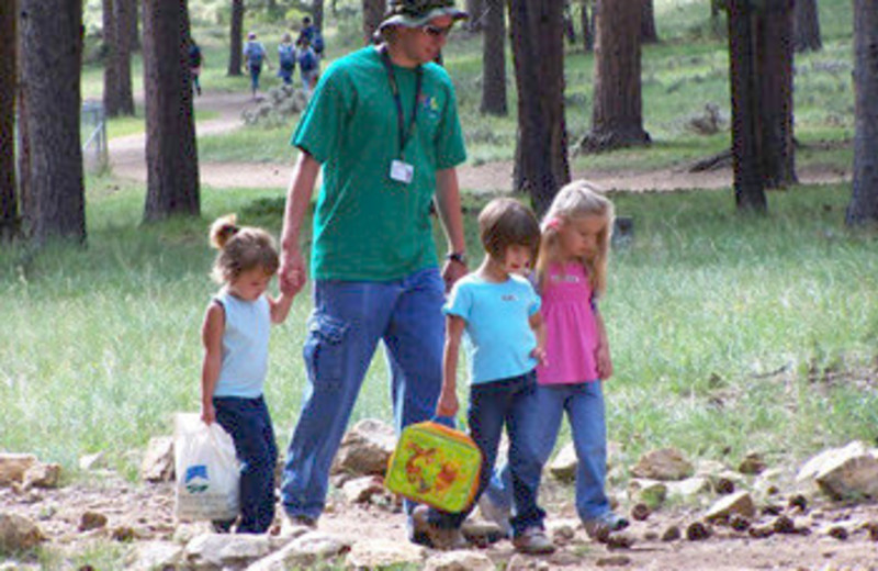 Family at YMCA of the Rockies.