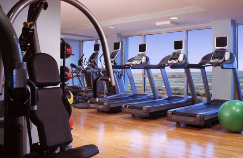 Fitness room at One Ocean Resort & Spa.