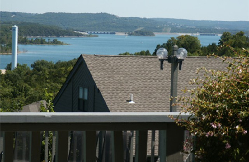 Lake view at Treehouse on the Lake.