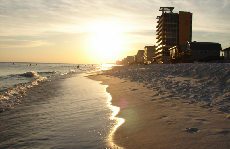 The beach at Crye-Leike Coastal Realty Vacation Rentals.