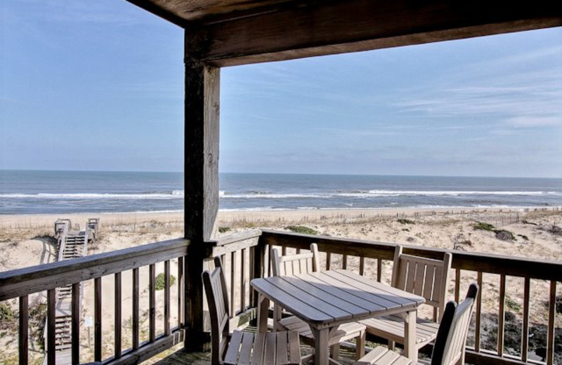 Beautiful Deck View at Hatteras Realty 