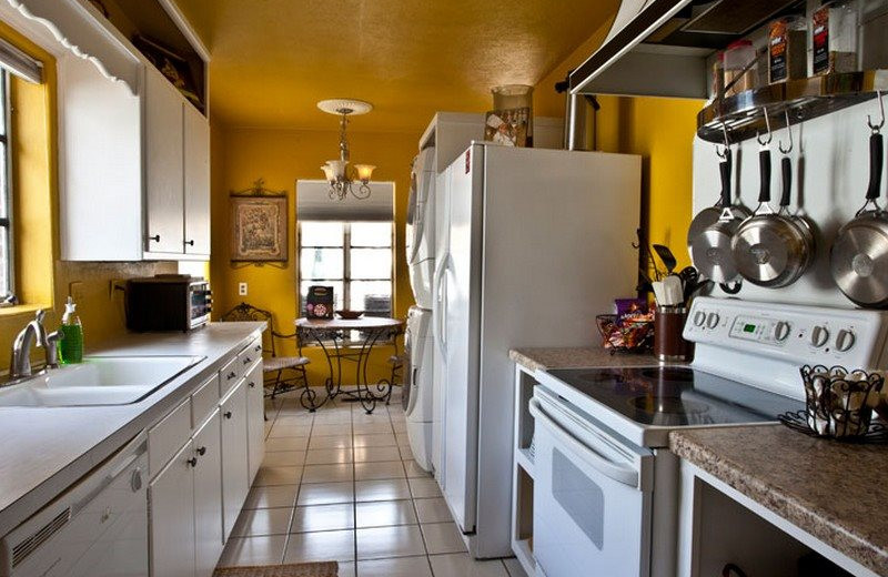 Rental kitchen at BlueSky Vacation Homes.