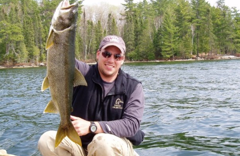 Big catch at Timber Trail Lodge & Resort.