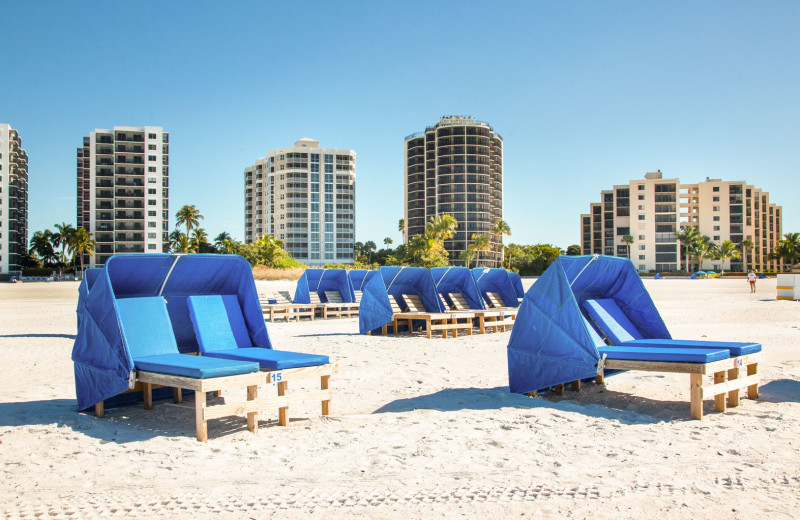 Beach at Pointe Estero Beach Resort.