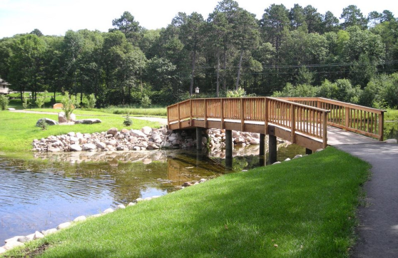 Bridge at Kavanaugh's Sylvan Lake Resort.