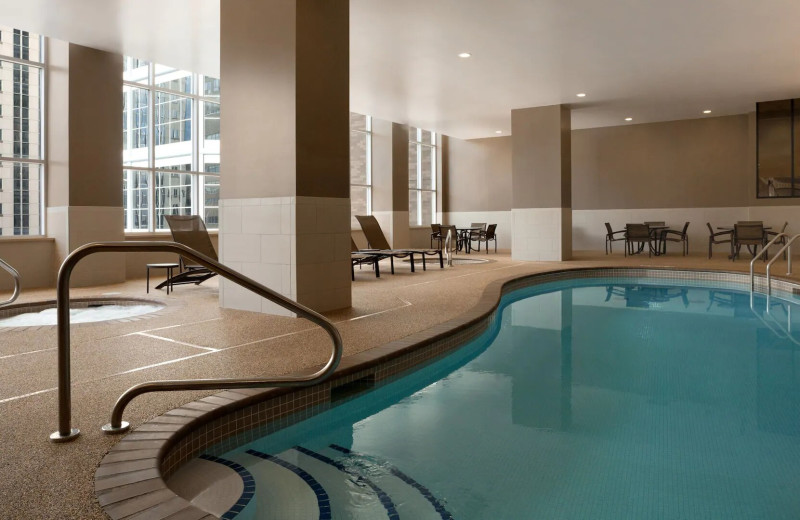 Indoor pool at Hyatt Place Minneapolis/Downtown.