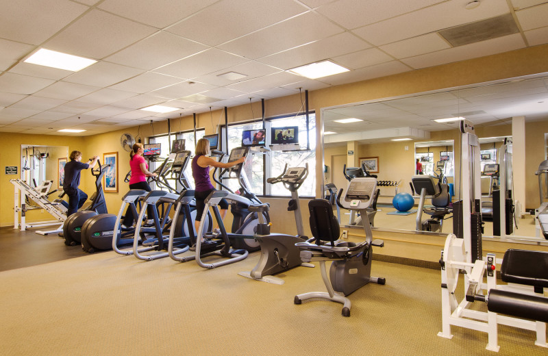 Fitness room at The Ridge Resorts.