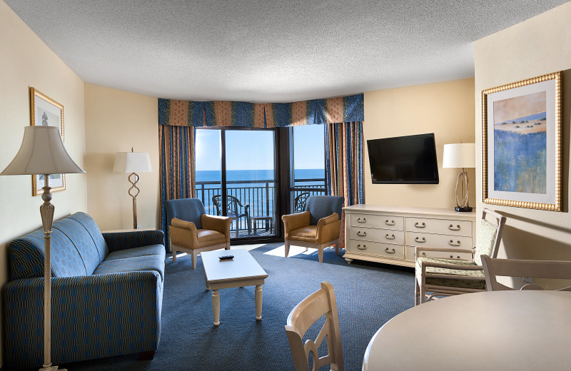 Guest suite at Ocean Reef Resort.