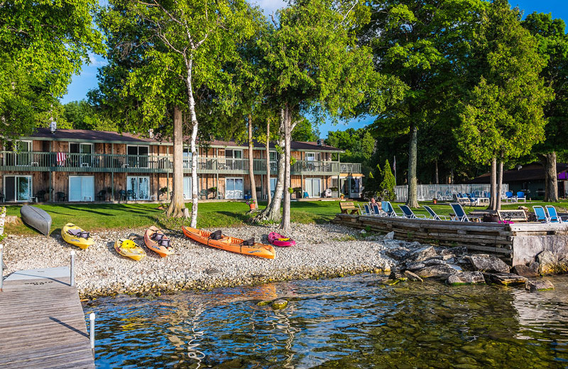 Beach at The Shallows Resort.