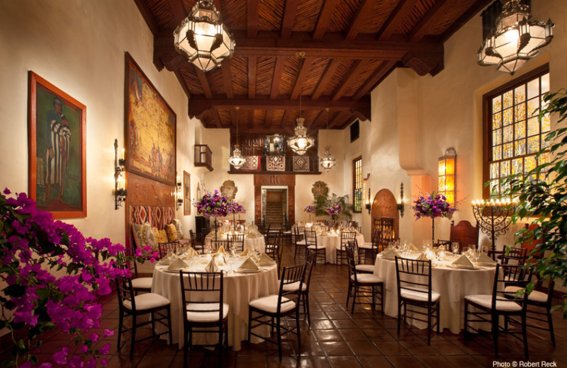 Dining Area at La Fonda on the Plaza 