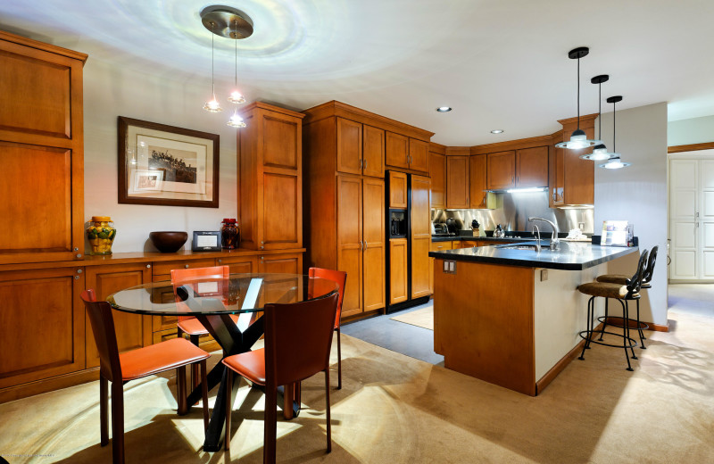 Rental kitchen at Frias Properties of Aspen - Silverglo.