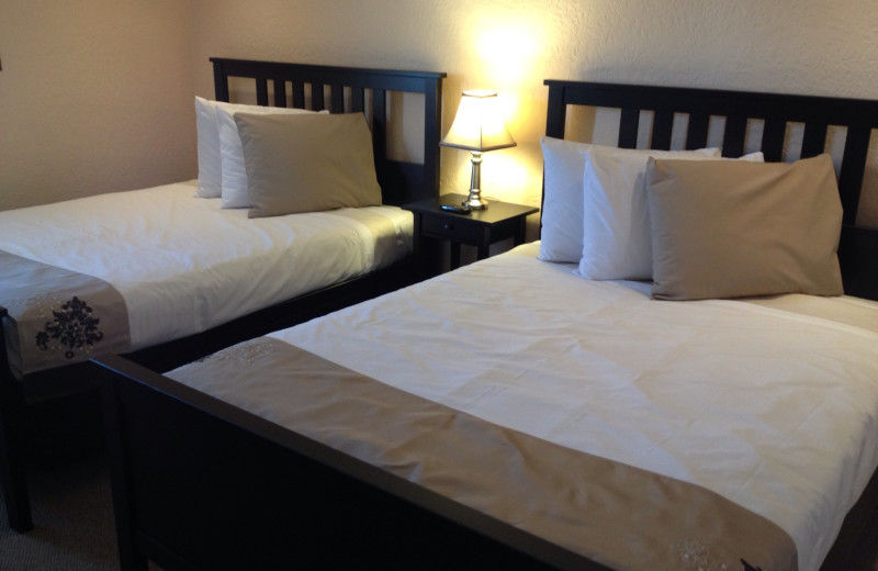 Guest room at Indiana Beach Amusement Resort.